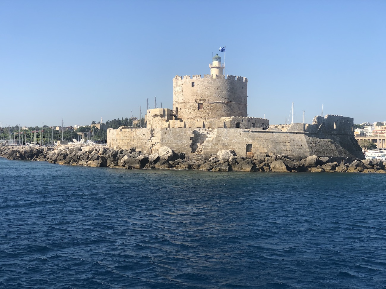 Fortress in the Mediterranean Sea